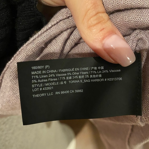 Theory Torina Linen Cardigan (Multiple Sizes) NWT - Picture 4 of 6